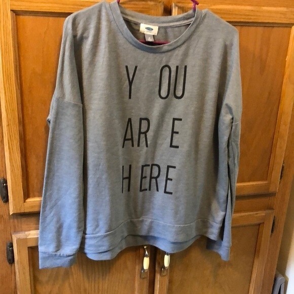 Old navy sweatshirt size medium lightweight oversized - Picture 1 of 4